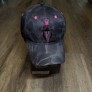 Kryptek‎ Camo Hat Black Pink Snakeskin Trucker Cap Ladies Women Hunting Fishing